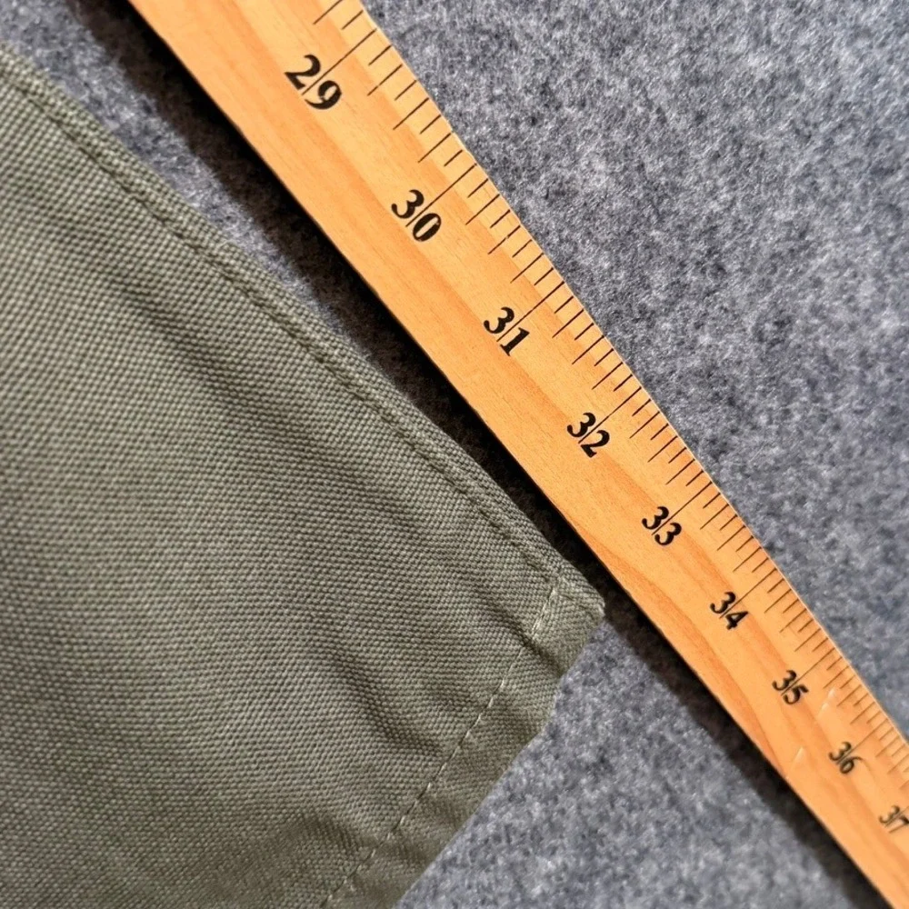 Blue&Gold Mens Khaki Canvas Work Pants Size 34 Fits‎ 32x33 Slim Straight Casual